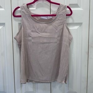 Jaclyn Smith Beige Tank Top